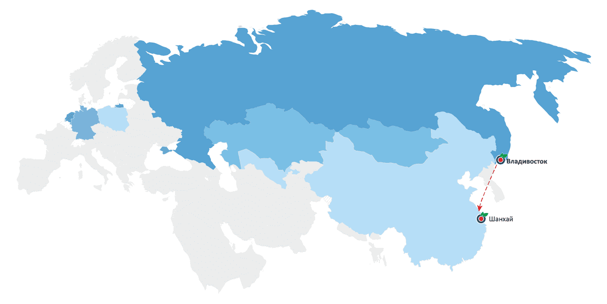 Владивосток - Шанхай