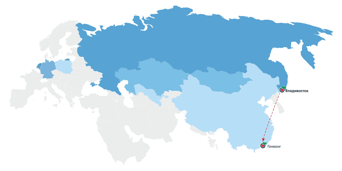 Владивосток - Гонконг